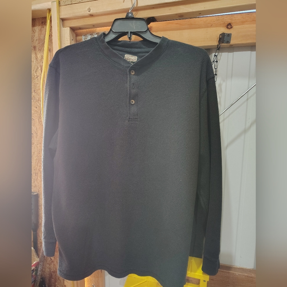 Field & Stream Dark Gray Long Sleeve Henley
